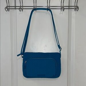 Vera Bradley Little Hipster Teal Bag